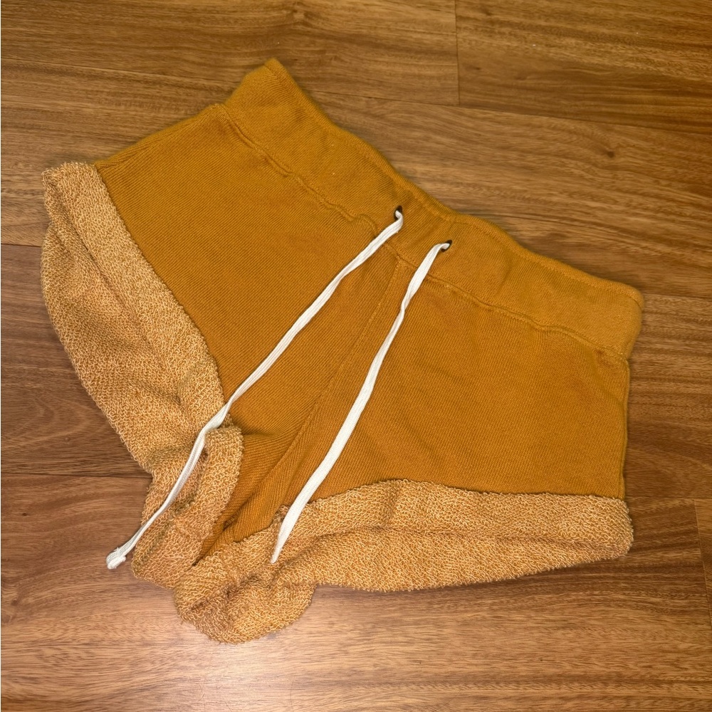 Forever 21 Mustard Knit Shorts